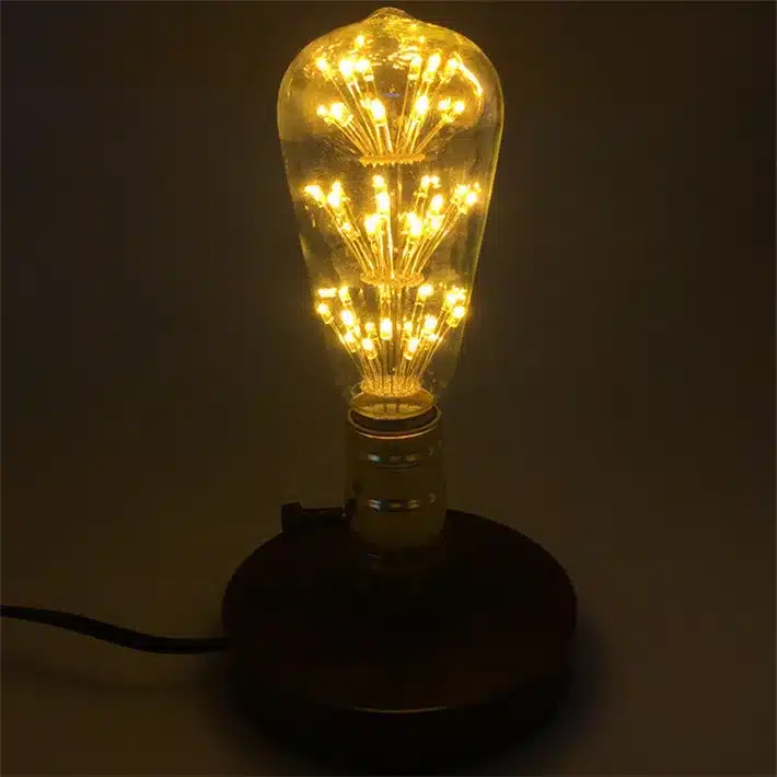 Retro Classic E27 3W LED Edison bulb ST64 AC85-265V Vintage Antique Lamp for Coffee Bar Restaurant Clothes shop Home Decoration 18