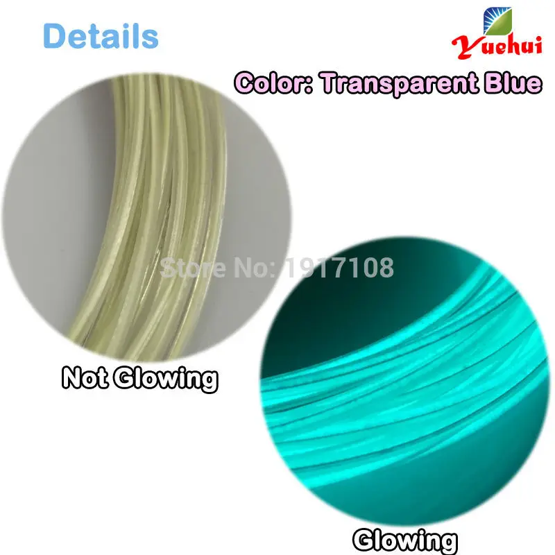 1.3mm 1Meter 4pcs EL wire electroluminescent wire light flexible LED neon cold light For clothes toys/craft Glow Party Supplies 17