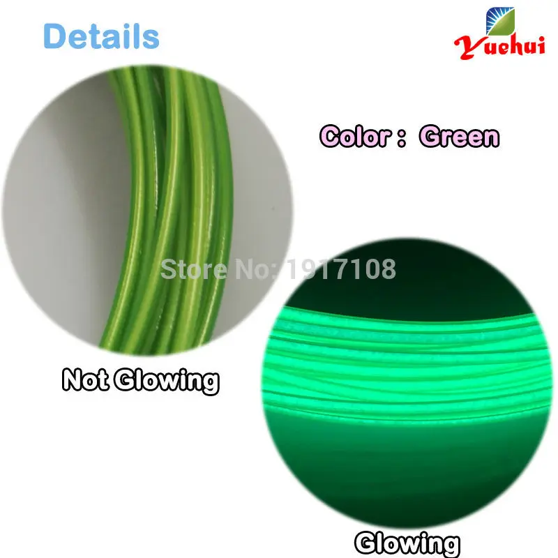 1.3mm 1Meter 4pcs EL wire electroluminescent wire light flexible LED neon cold light For clothes toys/craft Glow Party Supplies 29