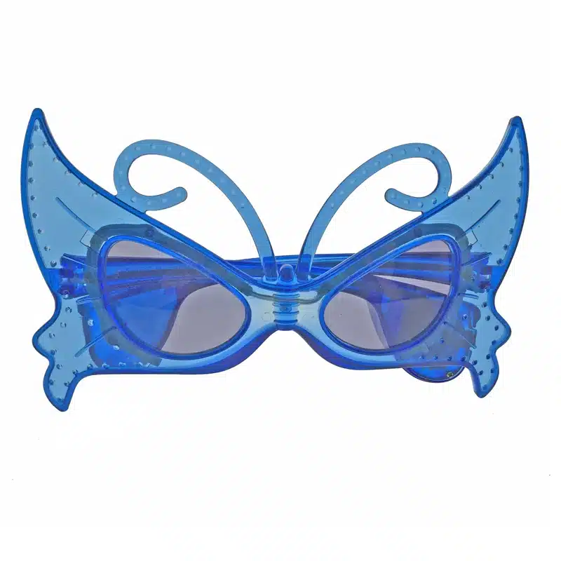Costume Leds Led Clothes 5pcs/lot Laser Flashing Glasses Light Party Glow Mask Christmas Halloween Gift Blinking Led Butterfly 23