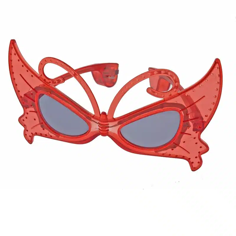 Costume Leds Led Clothes 5pcs/lot Laser Flashing Glasses Light Party Glow Mask Christmas Halloween Gift Blinking Led Butterfly 25
