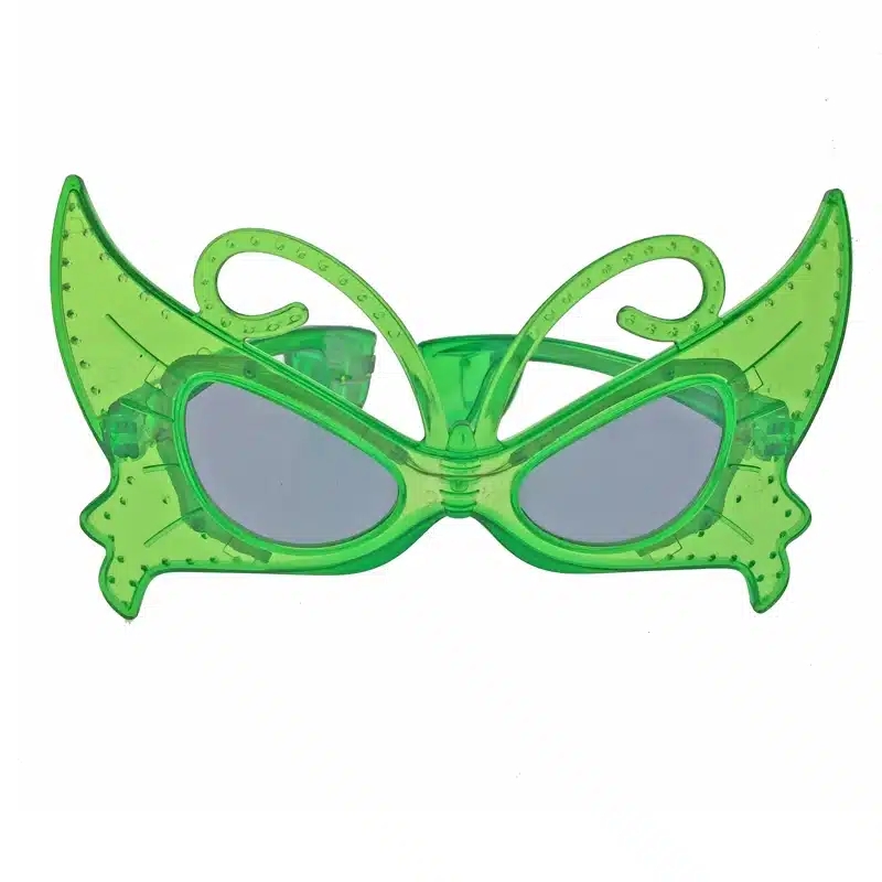 Costume Leds Led Clothes 5pcs/lot Laser Flashing Glasses Light Party Glow Mask Christmas Halloween Gift Blinking Led Butterfly 28