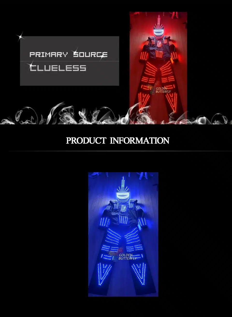 LED Clothing Glowing Clothes Helmet Pants Luminous Talent Show Men's LED Suits Ballroom Mechanical Dance Dress Accessories 43
