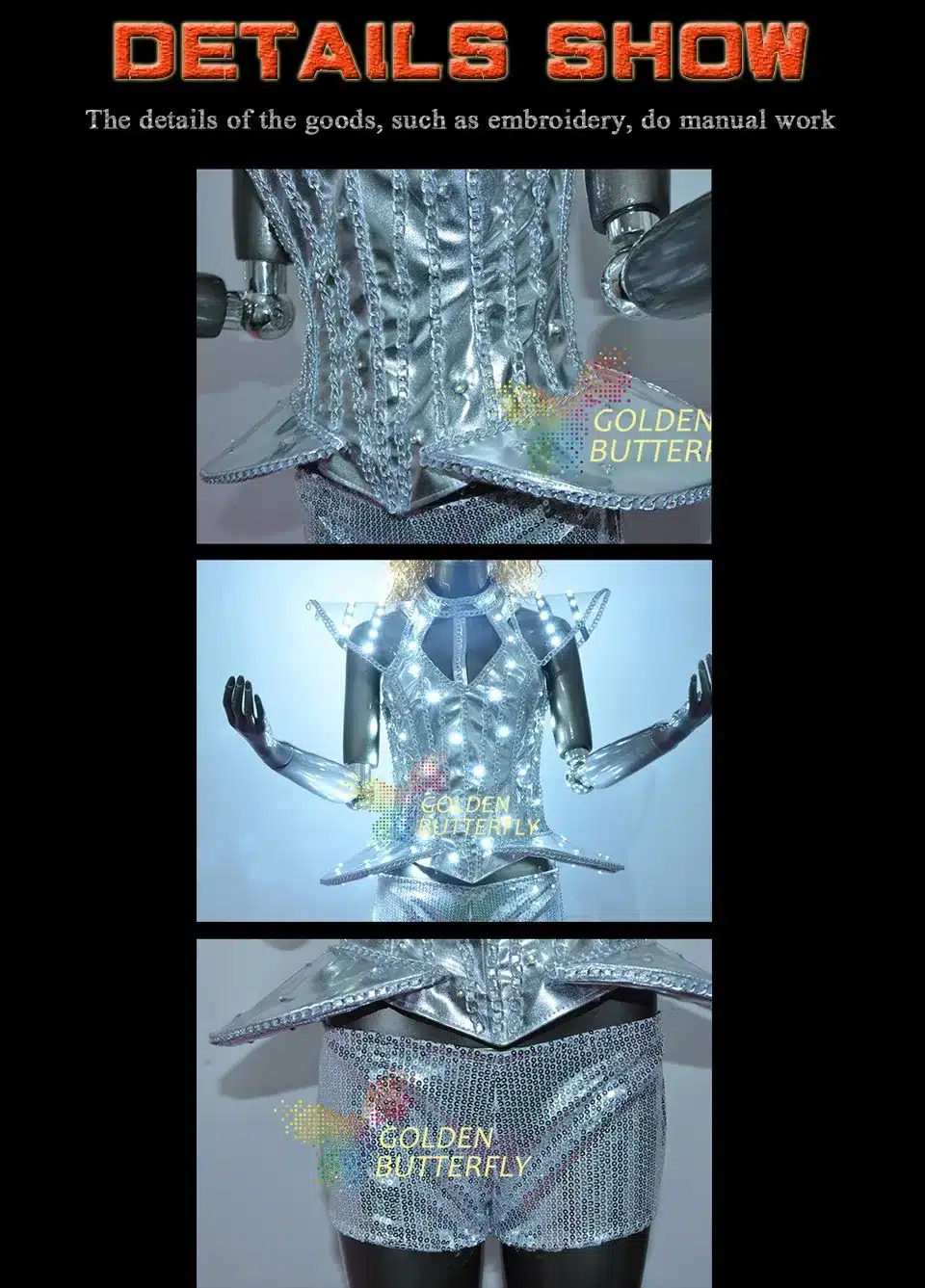 LED Suits Luminous Costumes Glowing LED Clothing 2017 Hot Fashion Show Men LED Shorts Dance Accessories Free Shipping 28