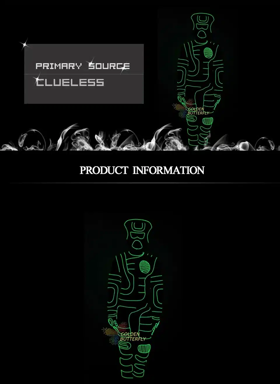 EL Costumes Glowing Dance LED Clothing Luminous Cold light Scintillation Costumes LED Suits Men EL Clothes Cold Strip Party With 1