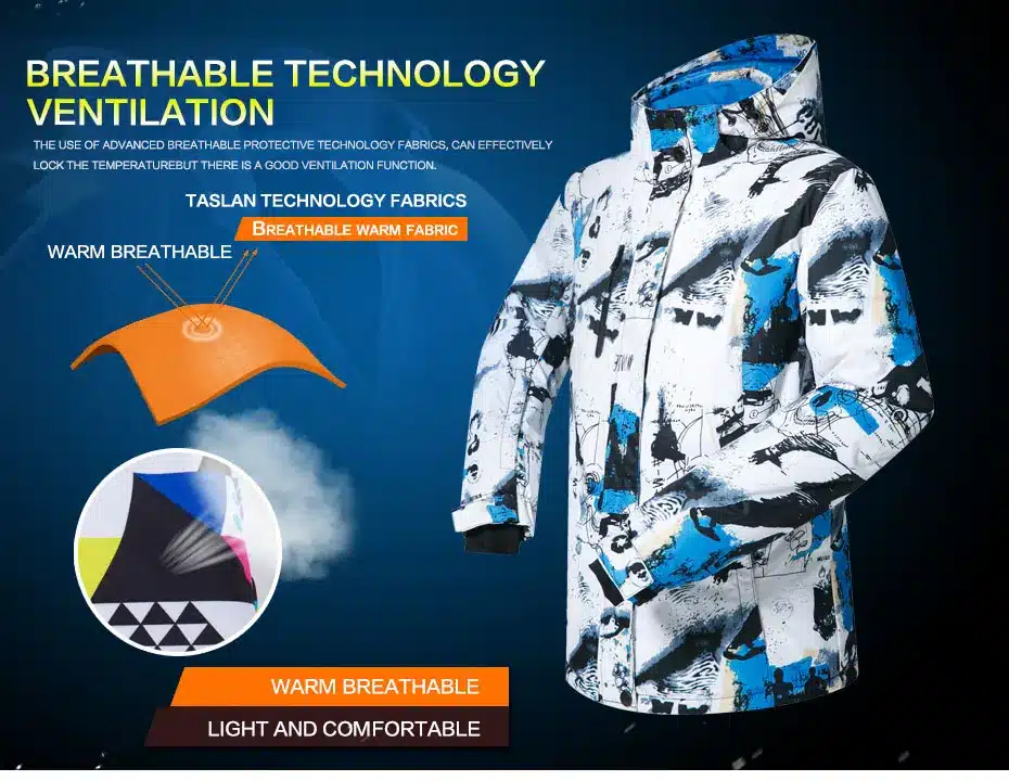 New Outdoor Sports Ski Suit Men Windproof Waterproof Thermal Snowboard Snow Skiing Jacket And Pants Skiwear Ice Skating Clothes 13