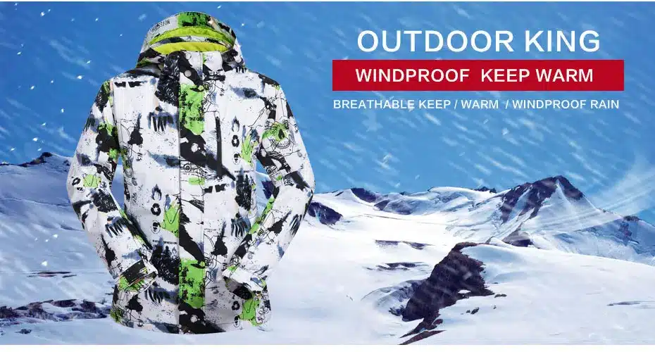 New Outdoor Sports Ski Suit Men Windproof Waterproof Thermal Snowboard Snow Skiing Jacket And Pants Skiwear Ice Skating Clothes 14