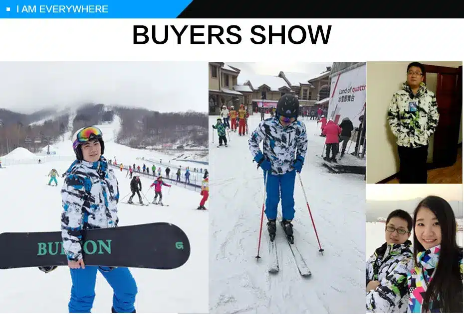 New Outdoor Sports Ski Suit Men Windproof Waterproof Thermal Snowboard Snow Skiing Jacket And Pants Skiwear Ice Skating Clothes 16