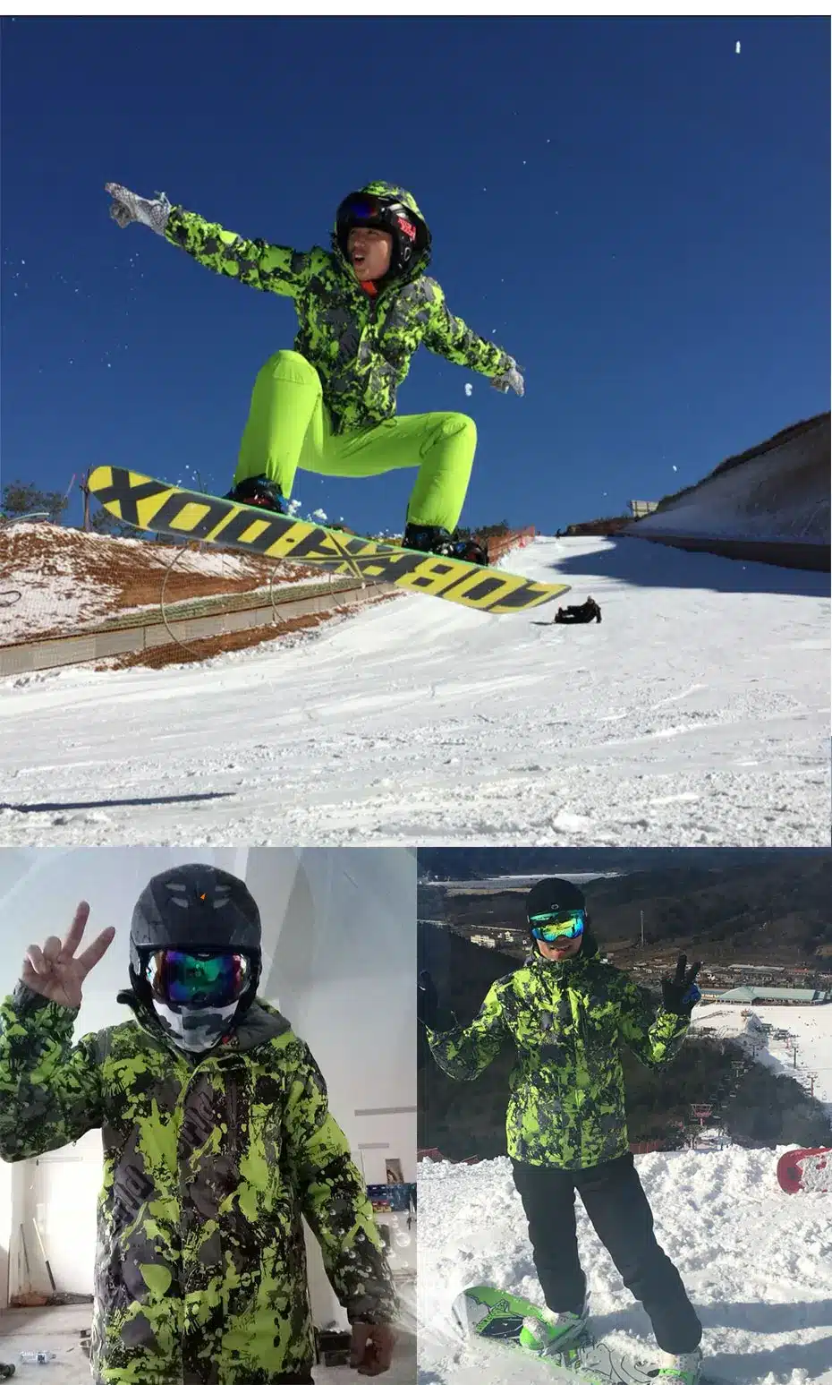 New Outdoor Sports Men Ski Jackets Windproof Waterproof Thermal Snowboard Snow Skiing Hooded Coat Skiwear Ice Skating Clothes 15