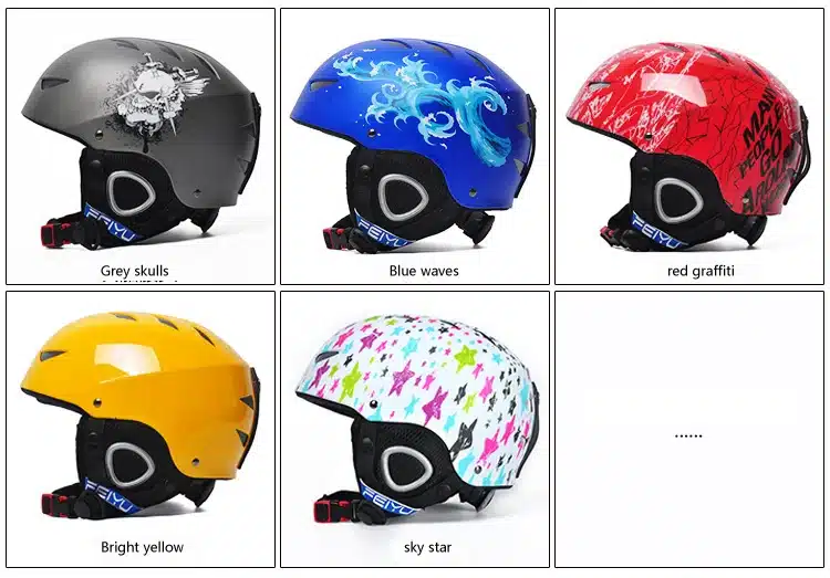 Kids Skiing Helmet Autumn And Winter Adult snowboard Skiing helmet Equipment Snow Sports Saftly Security Helmets Skate 5