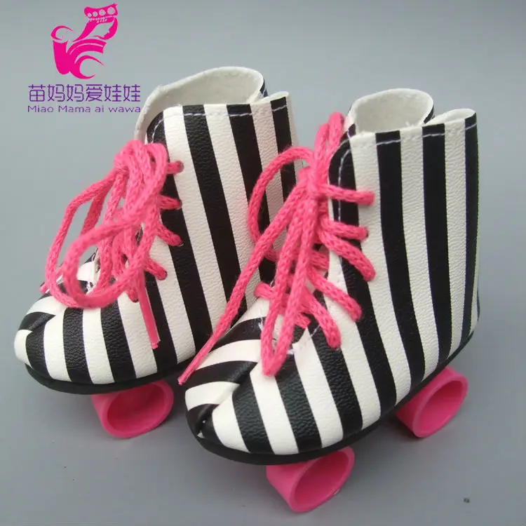 Snow Boots Shoes for 18" 45CM American Girls Dolls, fashion skating sport shoes for Alexander doll accessory baby girl gift 2