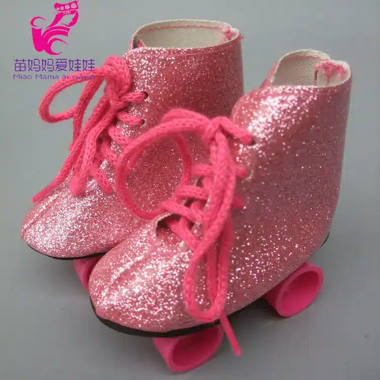 Snow Boots Shoes for 18" 45CM American Girls Dolls, fashion skating sport shoes for Alexander doll accessory baby girl gift 3