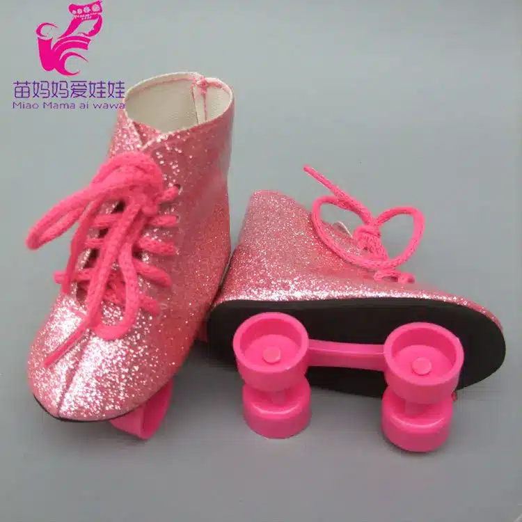 Snow Boots Shoes for 18" 45CM American Girls Dolls, fashion skating sport shoes for Alexander doll accessory baby girl gift 6