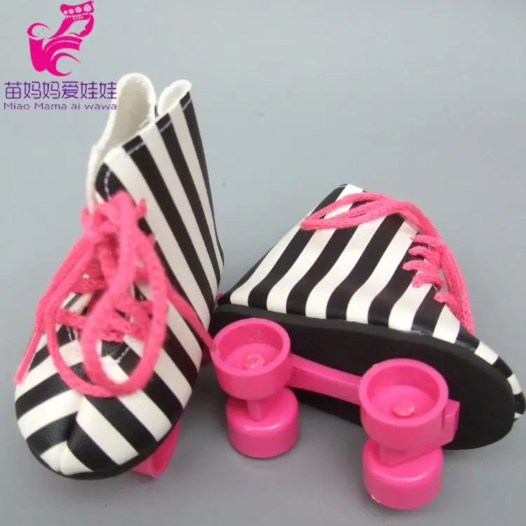 Snow Boots Shoes for 18" 45CM American Girls Dolls, fashion skating sport shoes for Alexander doll accessory baby girl gift 7