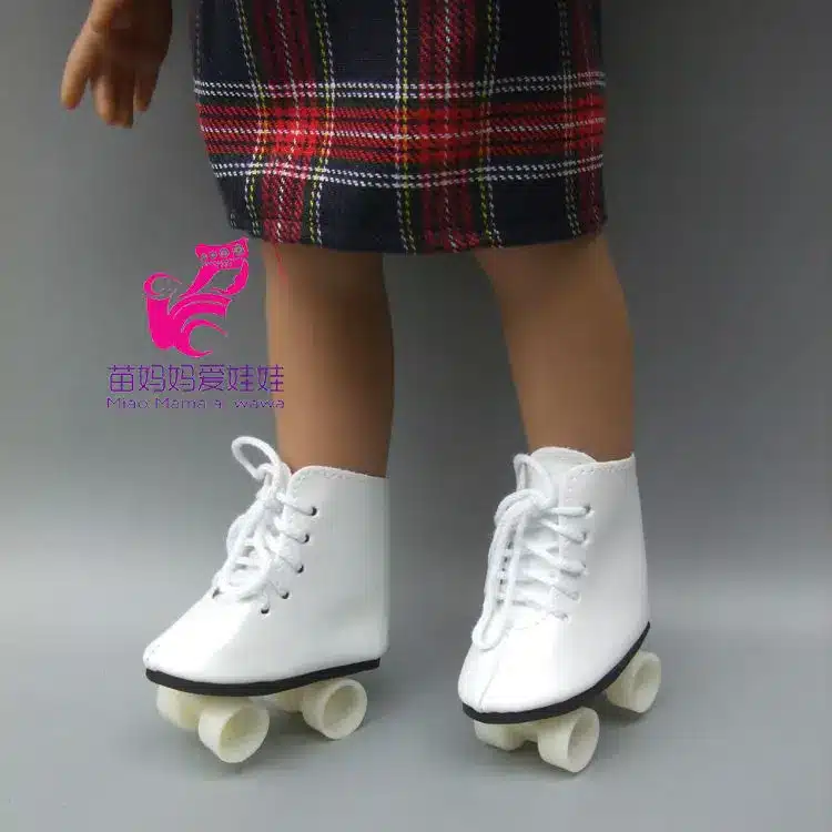 Snow Boots Shoes for 18" 45CM American Girls Dolls, fashion skating sport shoes for Alexander doll accessory baby girl gift 9