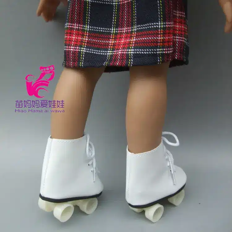Snow Boots Shoes for 18" 45CM American Girls Dolls, fashion skating sport shoes for Alexander doll accessory baby girl gift 12