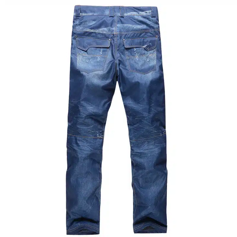 Hot Sale NEW Jean Snowboard Pants Suspenders Denim Ski Pants Men's Skate Snow Board Waterproof Thermal Pants Adult Pantalones 13