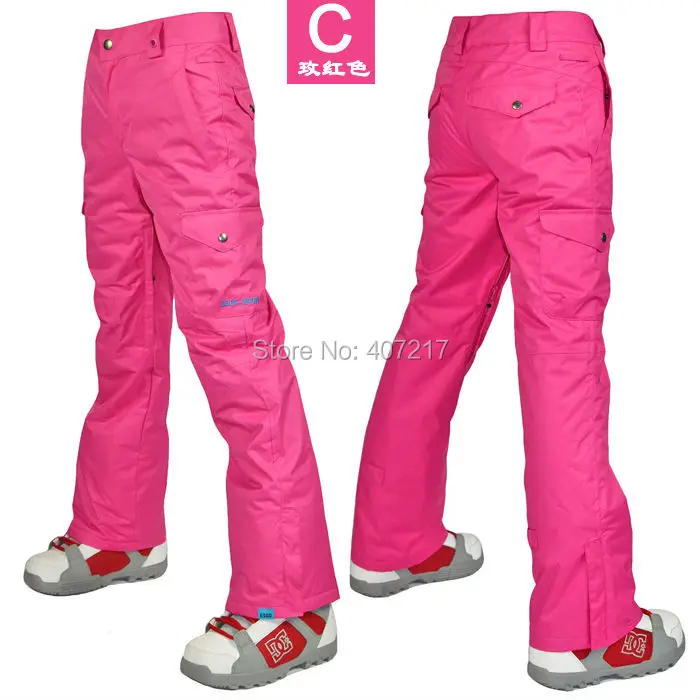 Womens violet ski pants female purple snowboarding pants outdoor sports trousers skating pants waterproof breathable warm 10