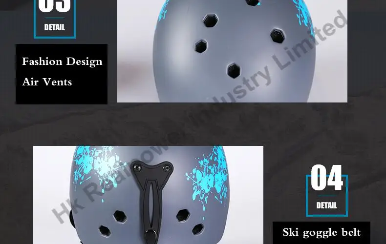 2016 New Moon Brand Ultralight Women's Ski Helmet Men Professional Winter Snowboard Helmet Female Snow Skate Helmets 55