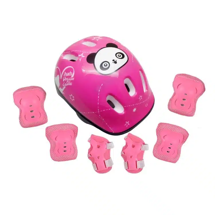 7 pcs/set Skating Protective Gear Elbow Knee pads helmet Bicycle Skateboard Ice Skating Roller Knee Protector For Kids 1