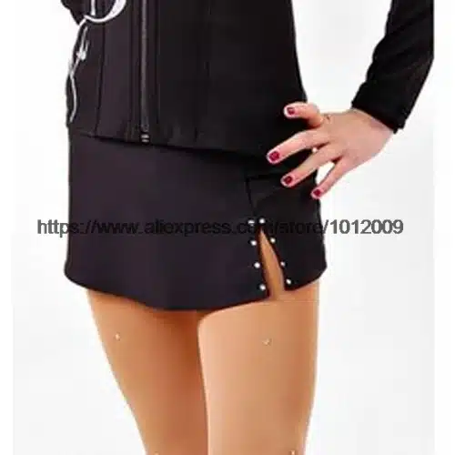 Ice Skating Figure Skating Training Dress Gymnastics Adult Girl Short Skirt Performance Competition Polyamide 1