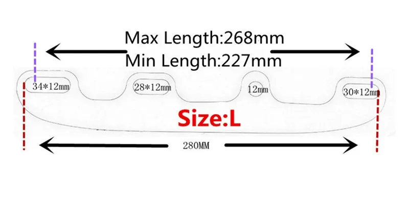 [ Ice Blade ] Ice Skating Blade for Inline Shoes Roller Skates DIY Modify, Install on Skate Frame Base, for Adult Kid Children 8