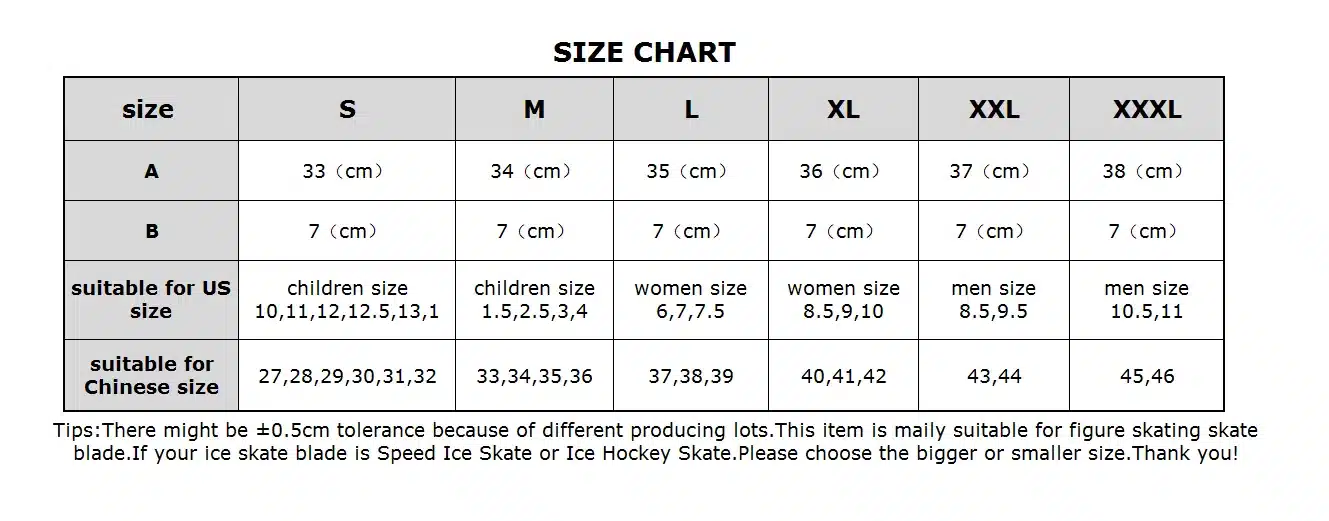 Child Adult Long Fleece Ice Skating Figure Skating Skate Blade Cover Guard Solid Color Hockey Skate Accessory Athletic Elastic 12