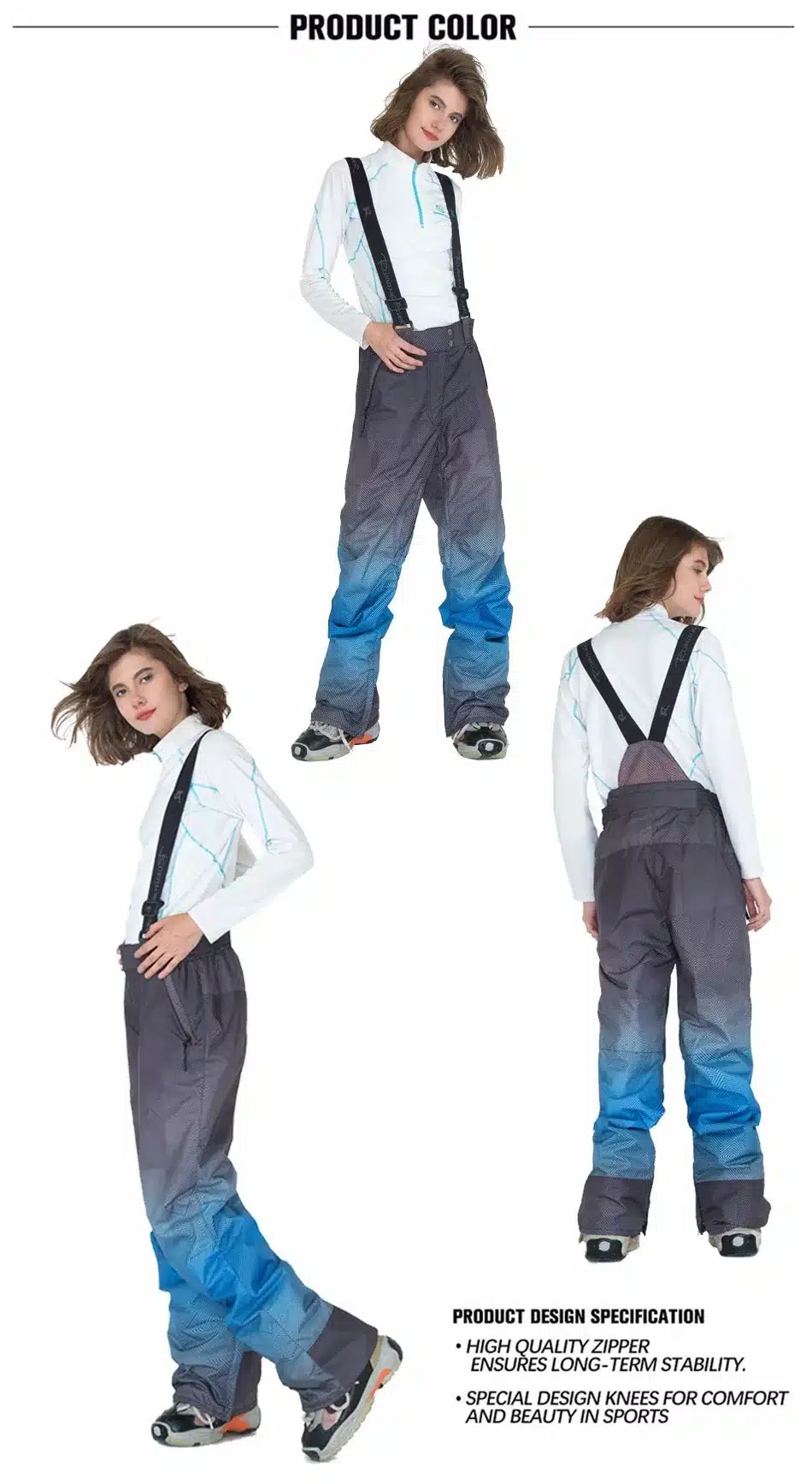 RUNNING RIVER Brand New Arrival Women Snowboard Pants Warm Ski Pants Waterproof Ice Skating Pant Women Snowboard Pant #U1219 13