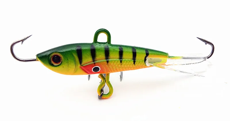 KKWEZVA 4pcs 60mm 10g Fishing Lure winter Ice Fishing Hard Bait Minnow Pesca Tackle Isca Artificial Bait Crankbait Swimbait 11