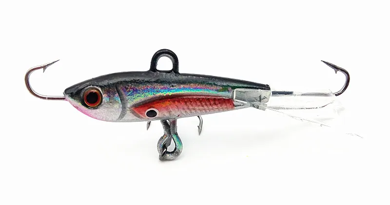 KKWEZVA 4pcs 60mm 10g Fishing Lure winter Ice Fishing Hard Bait Minnow Pesca Tackle Isca Artificial Bait Crankbait Swimbait 14