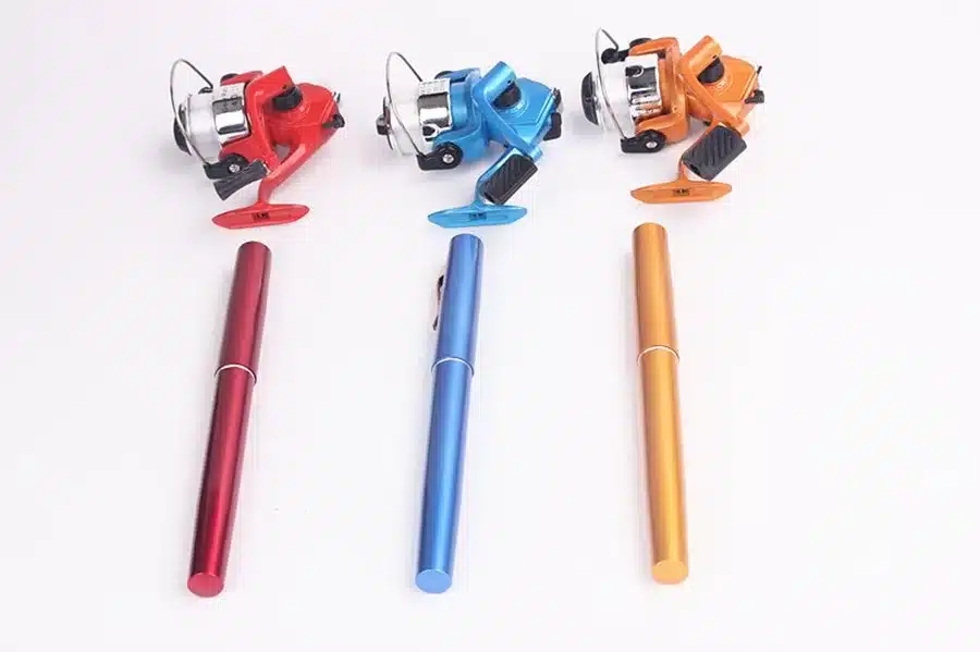 Sougayilang Mini Telescopic Ice Fishing Rod With Fishing Reel Portable Pocket Aluminum Alloy Pen Rod Pole Fishing Rod Reel Set 15