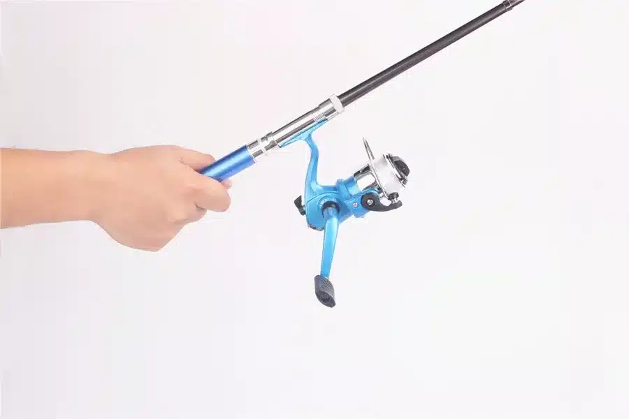 Sougayilang Mini Telescopic Ice Fishing Rod With Fishing Reel Portable Pocket Aluminum Alloy Pen Rod Pole Fishing Rod Reel Set 26