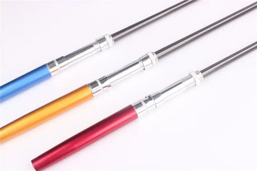 Sougayilang Mini Telescopic Ice Fishing Rod With Fishing Reel Portable Pocket Aluminum Alloy Pen Rod Pole Fishing Rod Reel Set 30