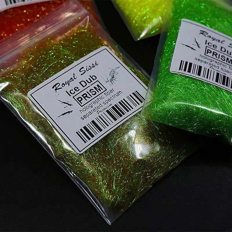 10Colors synthetic Fly Tying Dubbing Prism ICE DUB DUBBING Living Fibers/ Prism Ice Wing Fly Tying Materials for Nymph Wet flies 4