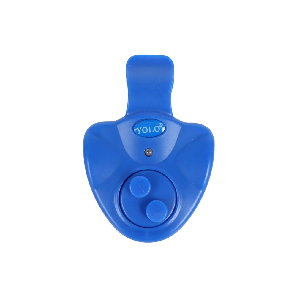 BlacUniversal Fishing Alarm Electronic Fish Bite Alarm Finder Sound Alert LED Light Clip On Fishing Rod 16