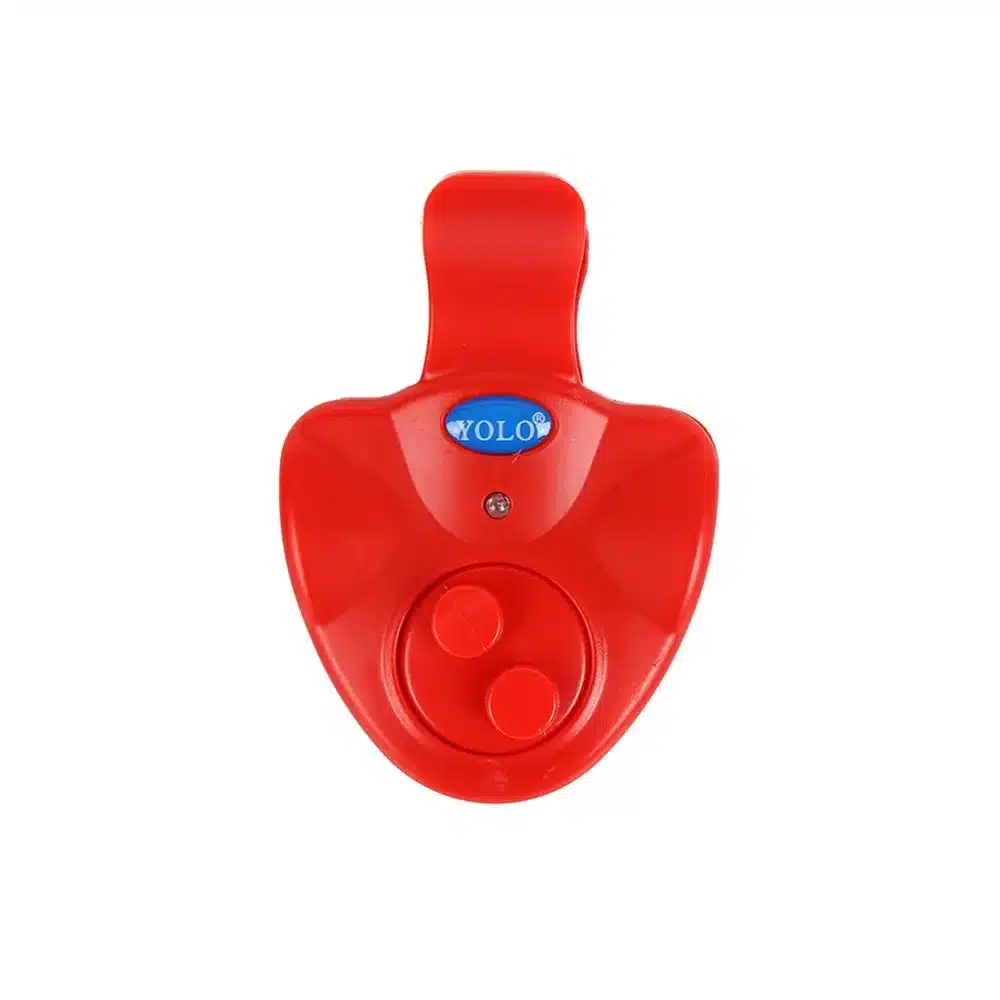 BlacUniversal Fishing Alarm Electronic Fish Bite Alarm Finder Sound Alert LED Light Clip On Fishing Rod 18