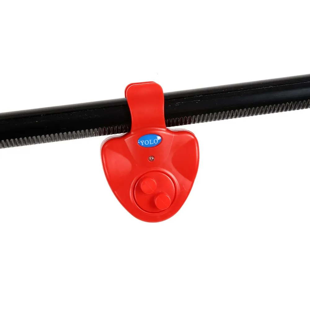 BlacUniversal Fishing Alarm Electronic Fish Bite Alarm Finder Sound Alert LED Light Clip On Fishing Rod 22