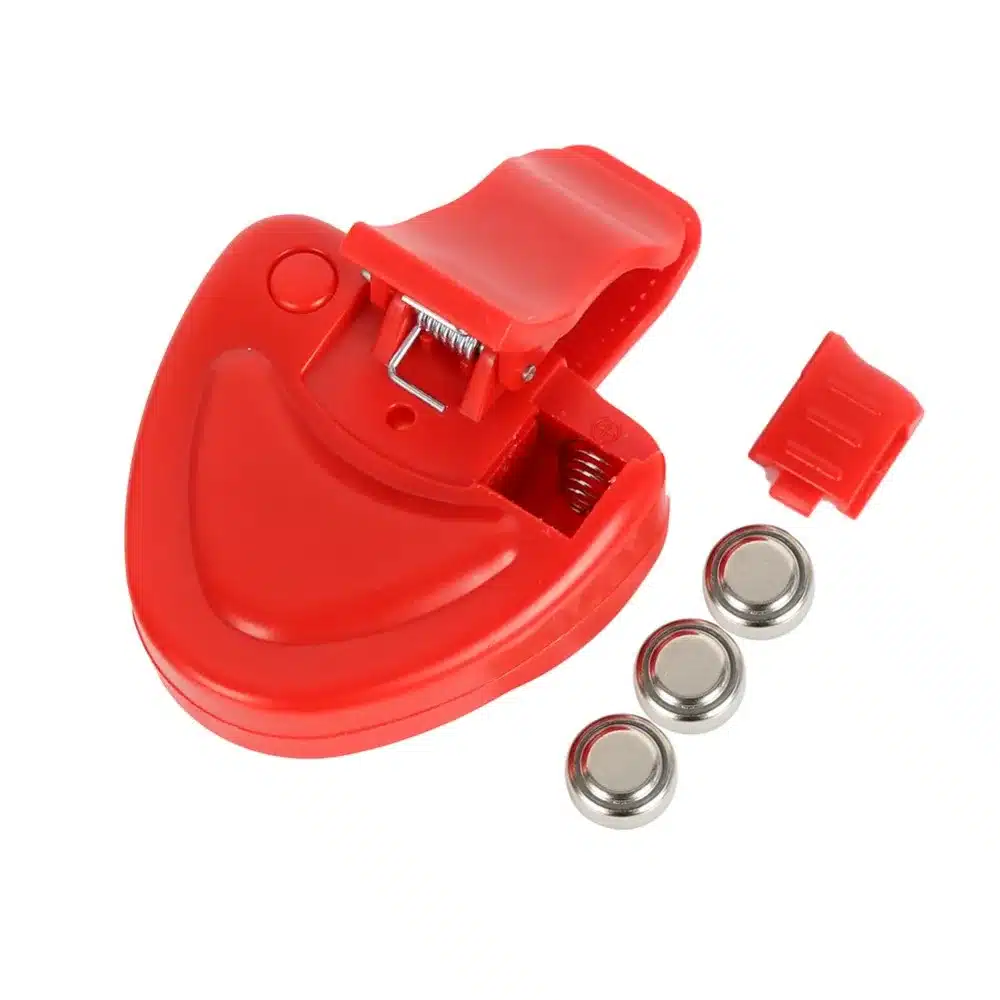 BlacUniversal Fishing Alarm Electronic Fish Bite Alarm Finder Sound Alert LED Light Clip On Fishing Rod 23