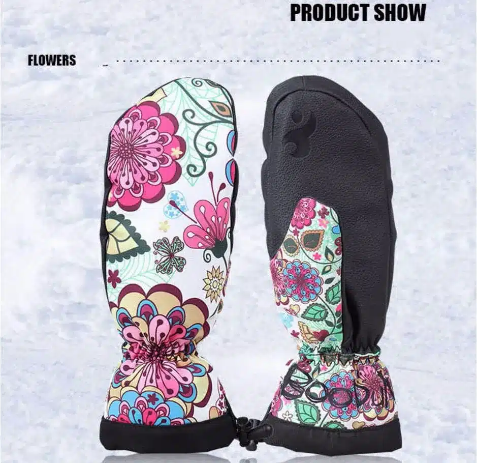 1 Pair Quality Winter thermal Ski Gloves Waterproof/Cool-resistant Snowboard gloves Men/Womens guantes for skiing/Snowboarding 15