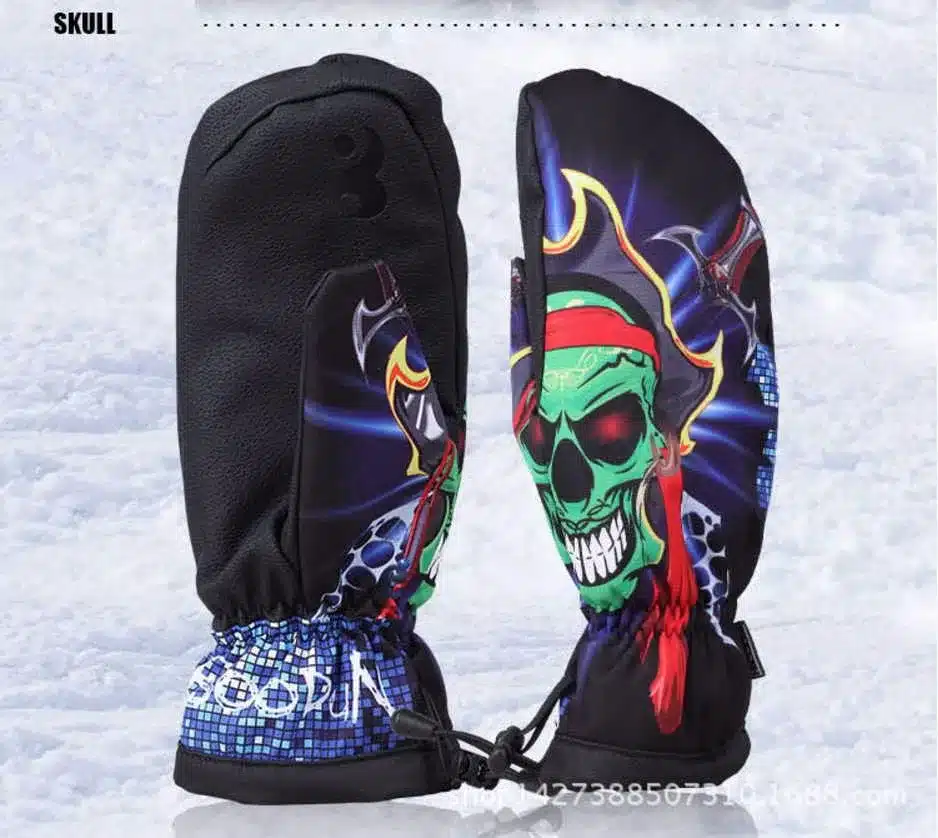 1 Pair Quality Winter thermal Ski Gloves Waterproof/Cool-resistant Snowboard gloves Men/Womens guantes for skiing/Snowboarding 16