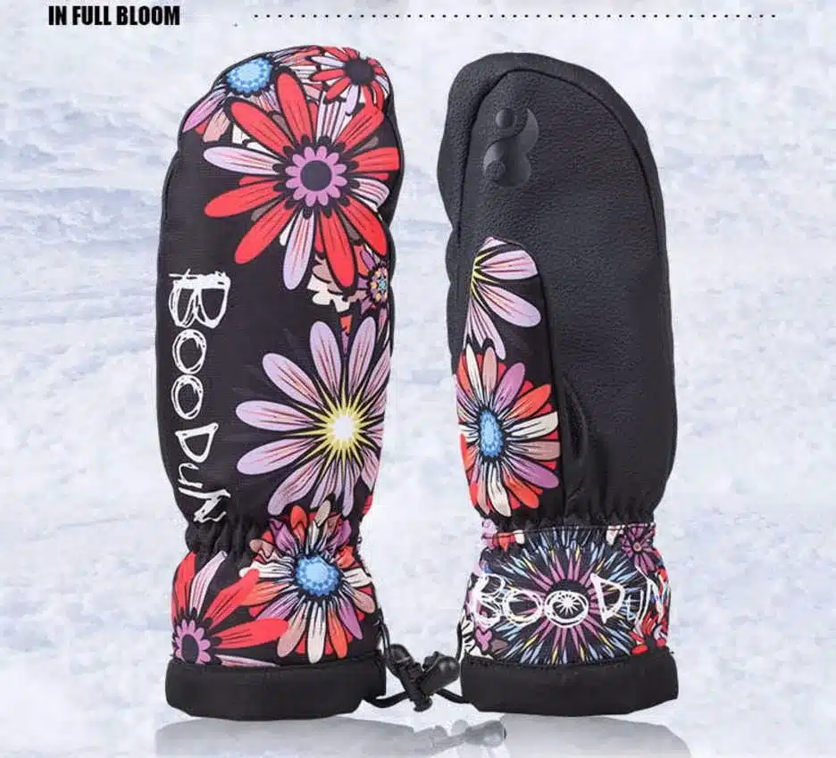 1 Pair Quality Winter thermal Ski Gloves Waterproof/Cool-resistant Snowboard gloves Men/Womens guantes for skiing/Snowboarding 17