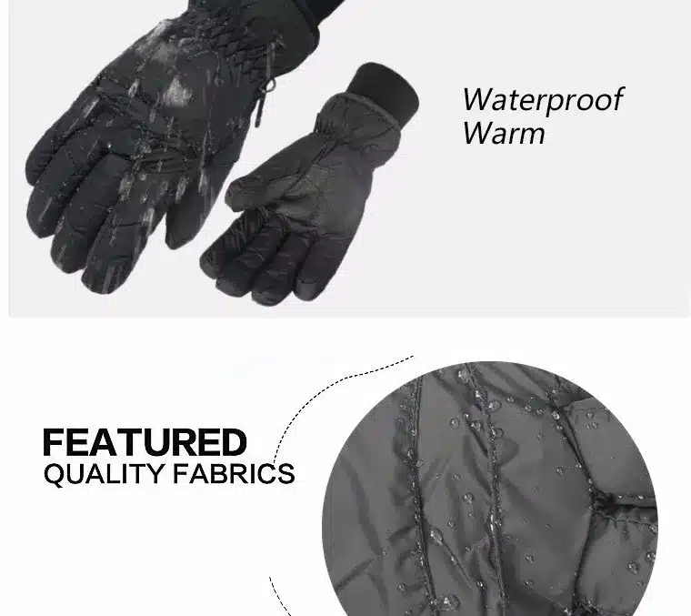 2017 Top Quality New Brand Men's Ski Gloves Snowboard Snowmobile Motorcycle Riding Winter Gloves Windproof Waterproof Snow Glove 6