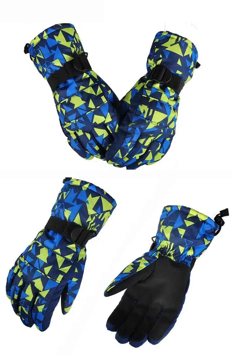 2015 Winter outdoor sport Mountain Skiing Gloves windstopper waterproof warm snowboard Below Zerochildren ski Gloves men women 8