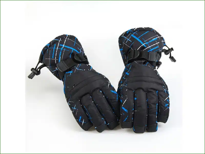 SG05 Waterproof Snow Gloves Winter Motorcycle Cycling Ski Snowboarding Gloves Black Outdoor Free Shipping 7