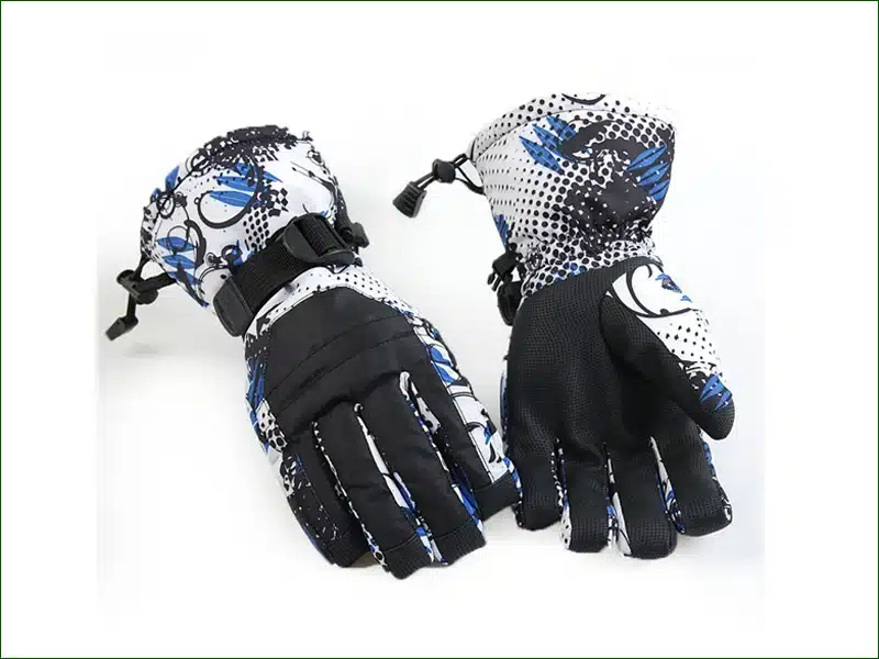 SG05 Waterproof Snow Gloves Winter Motorcycle Cycling Ski Snowboarding Gloves Black Outdoor Free Shipping 8