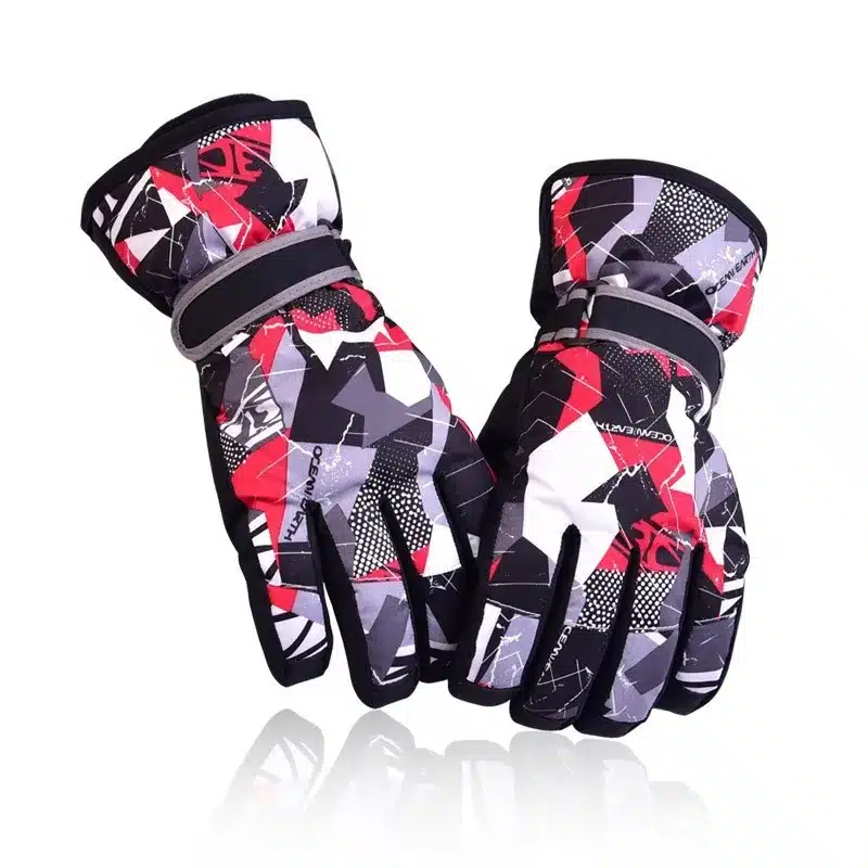 windproof outdoor Sport Skiing Gloves kids Snowboard Gloves Breathable winter warm thermal men women ski snow gloves Children 27