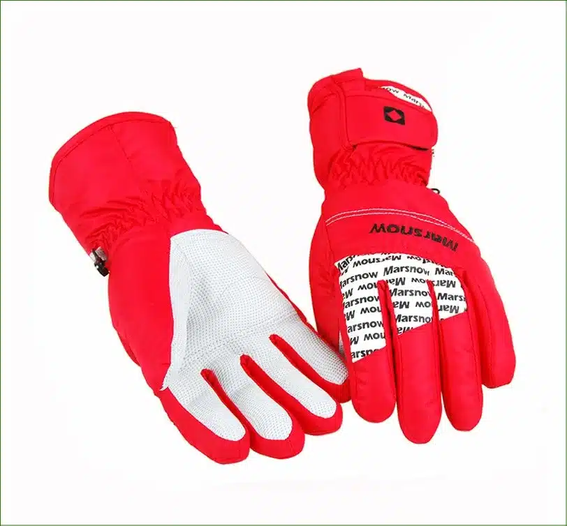 SG04 Waterproof Snow Gloves Winter Motorcycle Cycling Ski Snowboarding Glove Black Outdoor Free Shipping 6