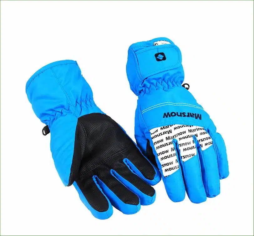 SG04 Waterproof Snow Gloves Winter Motorcycle Cycling Ski Snowboarding Glove Black Outdoor Free Shipping 7