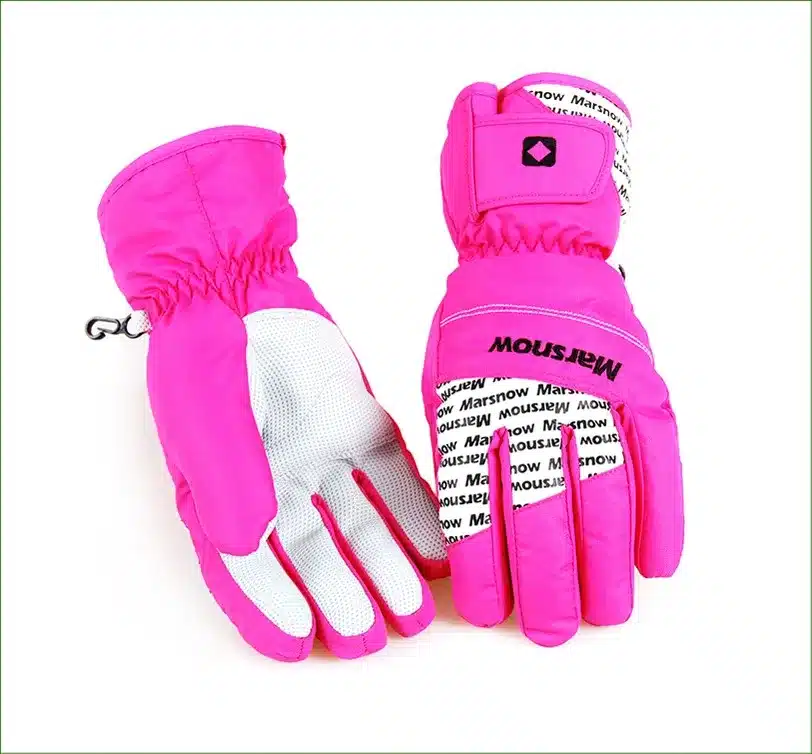 SG04 Waterproof Snow Gloves Winter Motorcycle Cycling Ski Snowboarding Glove Black Outdoor Free Shipping 9