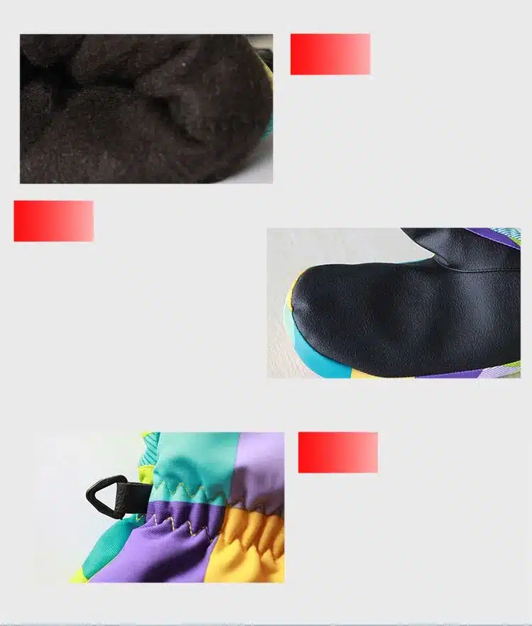2017 Snowboard Winter Ski Gloves Warmth Windproof Waterproof Cute Skiing Gloves Waterproof Warm Gloves Mittens for Women 21